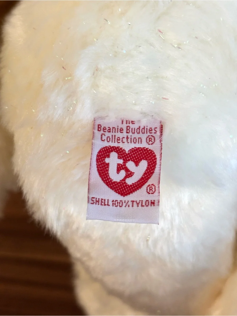 Vintage Ty Beanie Buddy Halo II with Brown nose